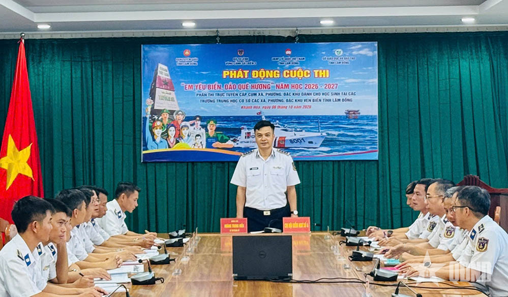 Vùng Cảnh sát biển 3 phát động Cuộc thi “Em yêu biển, đảo quê hương”